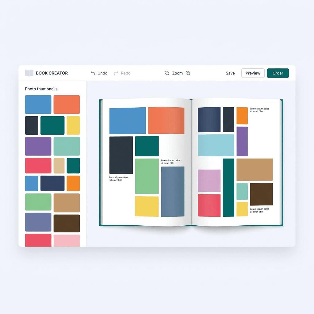 Інтерфейс редактора Framly з автоматичною розкладкою фото
